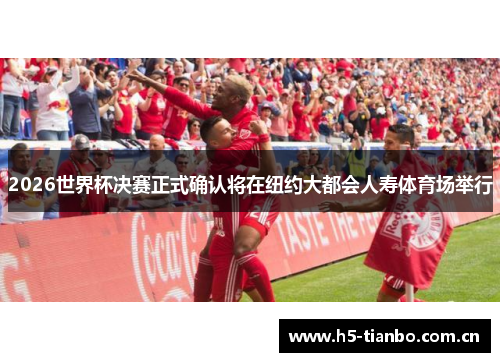 2026世界杯决赛正式确认将在纽约大都会人寿体育场举行